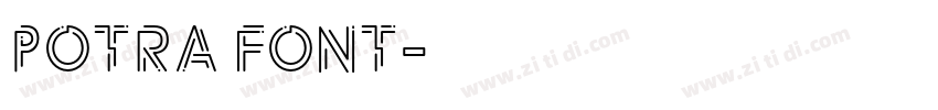 Potra Font字体转换